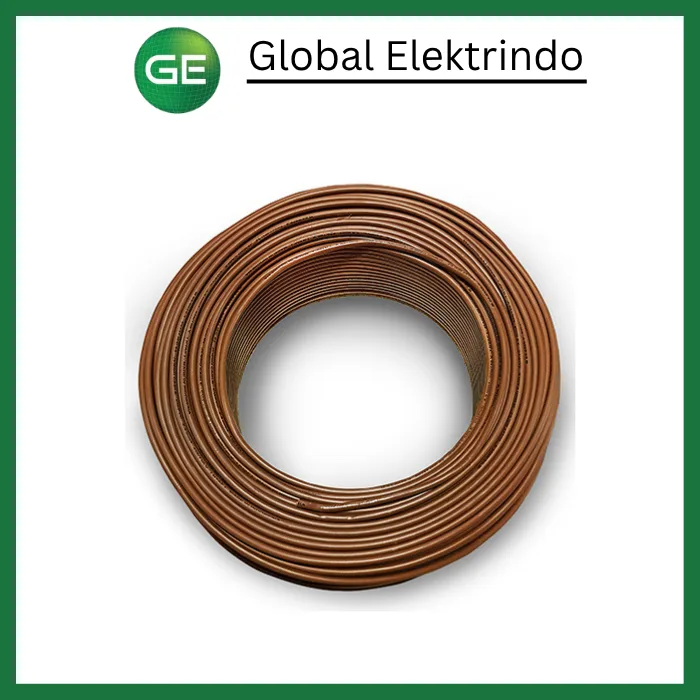 NYAF 1 x 1 mm² Coklat Jembo — Rol 100 meter