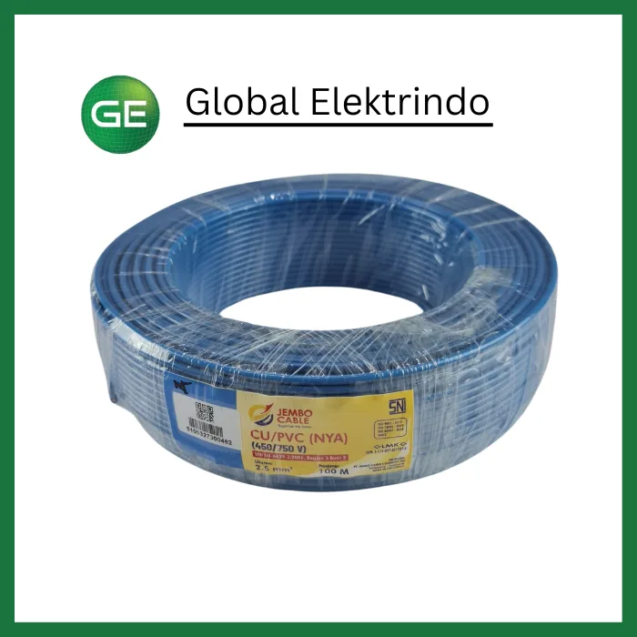NYAF 1 x 25 mm² Biru Jembo — Rol 100 meter