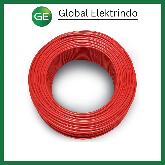 NYAF 1 x 1 mm² Merah Jembo — Rol 100 meter
